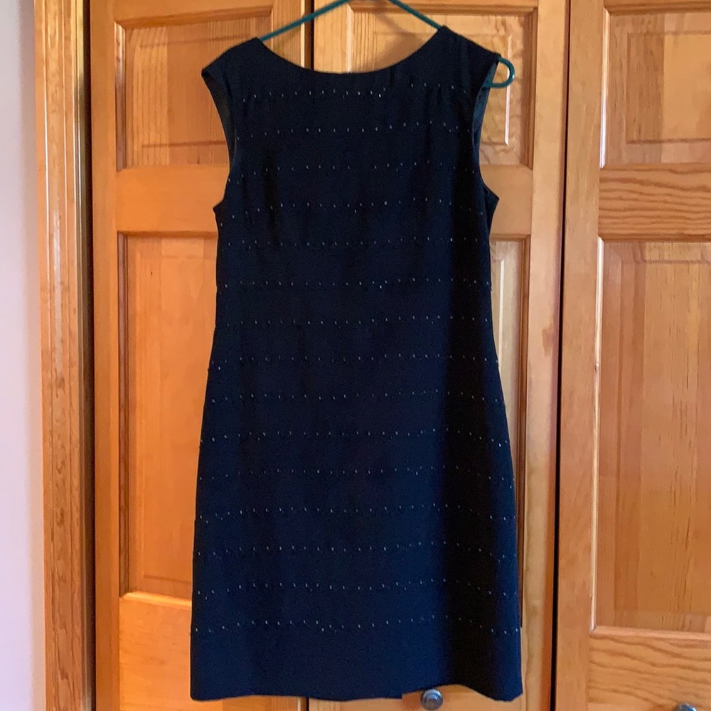 Black beaded design dress.